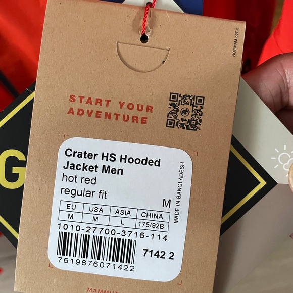 Mammut Men's Crater HS Hooded Jacket Gore-Tex - Picture 2 of 5